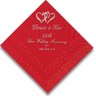 anniversary napkin printing  2