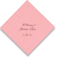 christening napkin printing  1