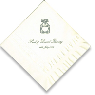 christening napkin printing  2