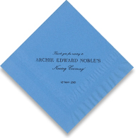 christening napkin printing  4